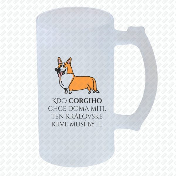 Matný korbel - Corgi